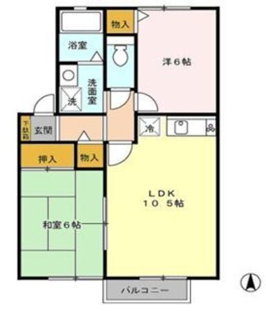 パティオの物件間取画像